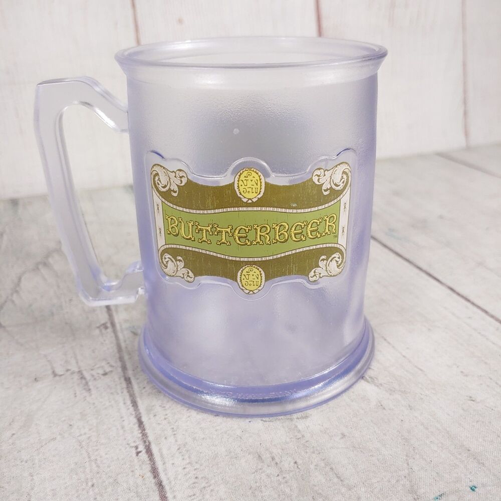 Universal Studios Harry Potter Butterbeer Mug Souvenir Cup Purple Tint USED
